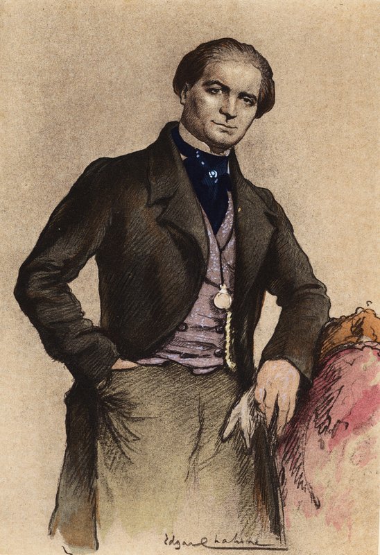 Gustave Flaubertin Madame Bovaryn kuvitus (väriliitos). tekijältä Edgar Chahine