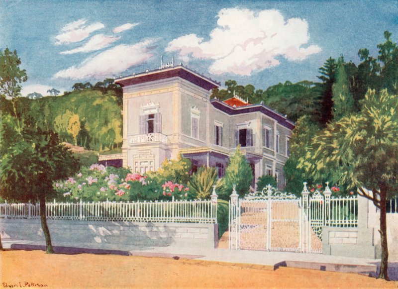 Joseph Walkerin asuinpaikka, Petropolis (värijäsenet) tekijältä Edgar L. Pattison