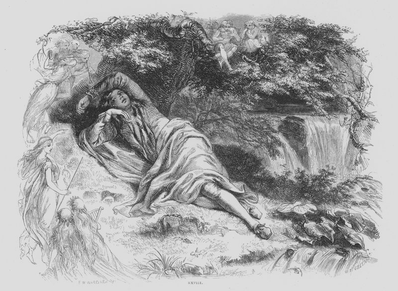 John Milton, Mietteliäs tekijältä Edgar Melville after Ward