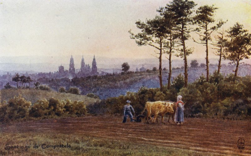 Pohjois-Espanja: Santiago de Compostela, Espanja tekijältä Edgar T. A. Wigram
