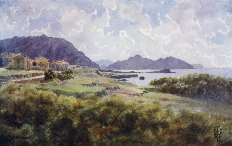 Pohjois-Espanja: Santana (musta litho) tekijältä Edgar T. A. Wigram