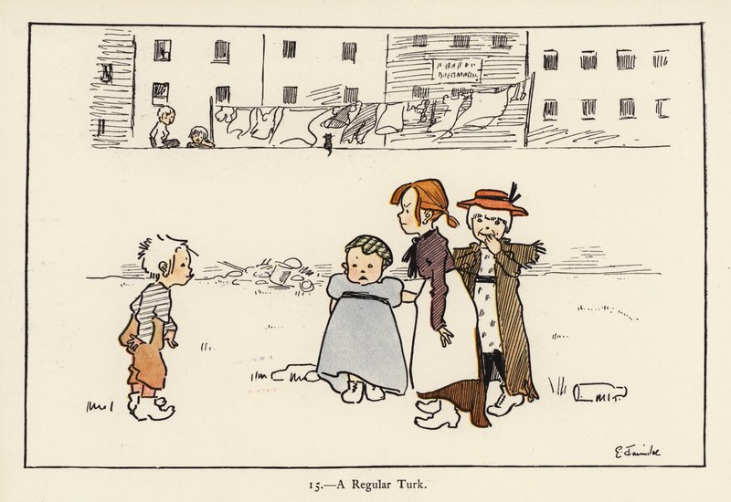 Tavallinen turkkilainen (väri litho) tekijältä Edith Farmiloe