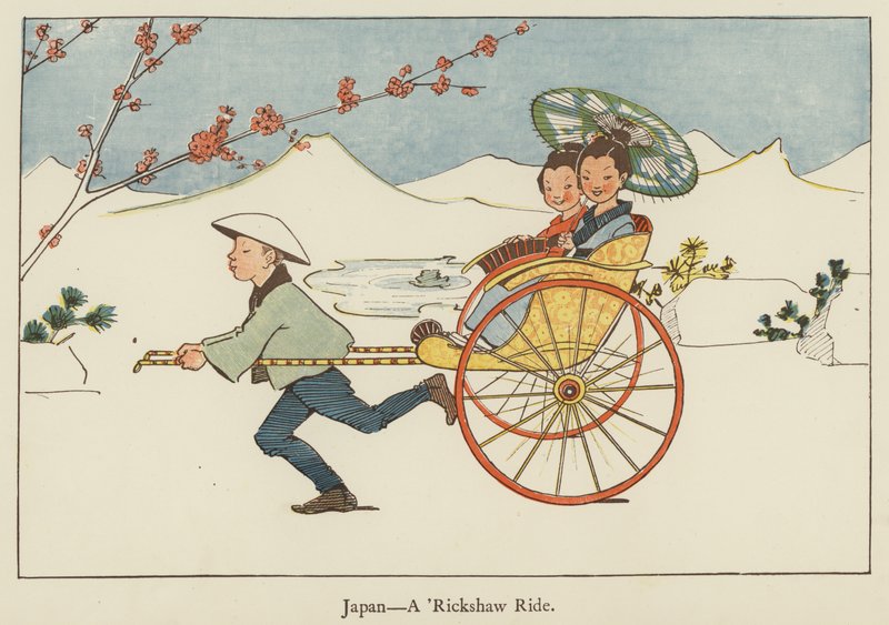 Japani, riksamatka tekijältä Edith Farmiloe