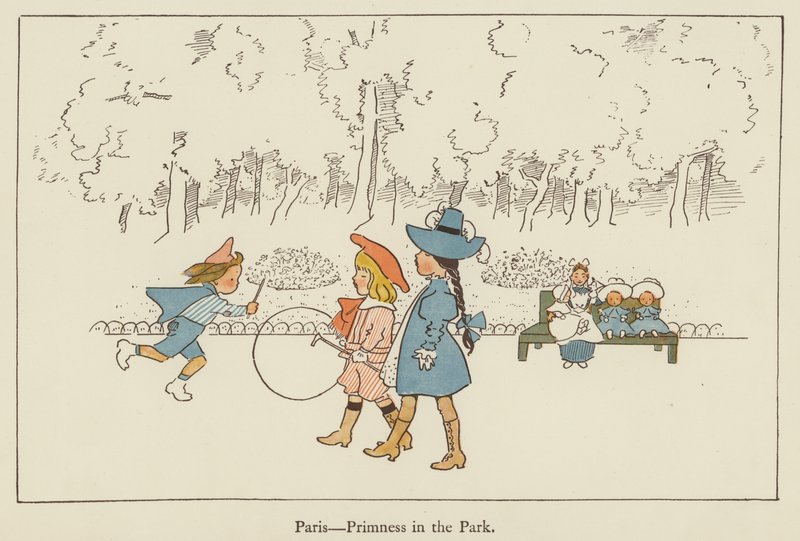 Pariisi, puiston ylellisyys tekijältä Edith Farmiloe