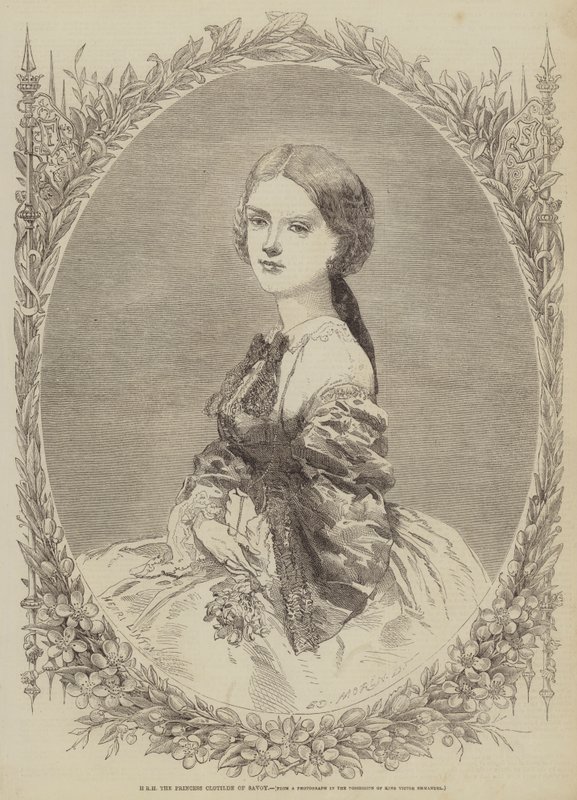 HRH Savoian prinsessa Clotilde tekijältä Edmond Morin
