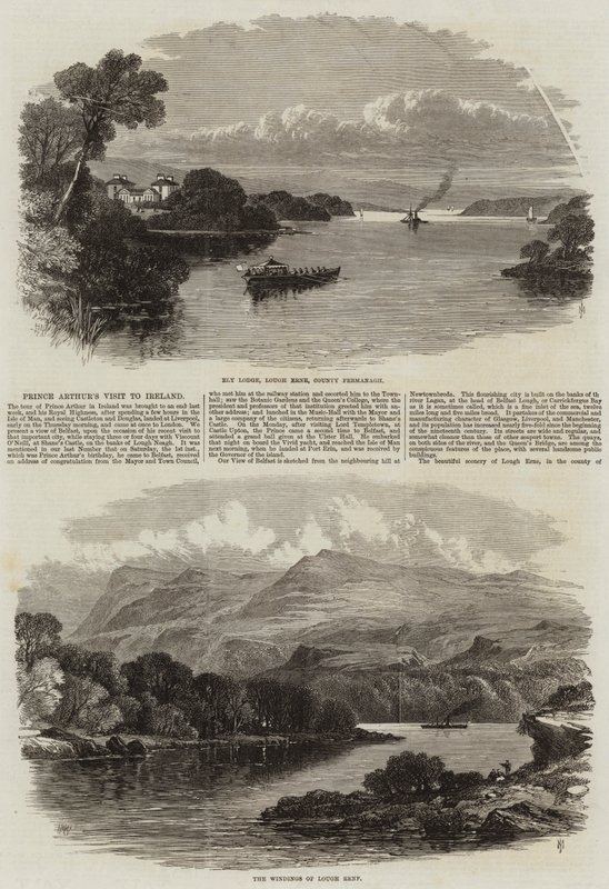 Prinssi Arthurin vierailu Irlantiin tekijältä Edmund Morison Wimperis