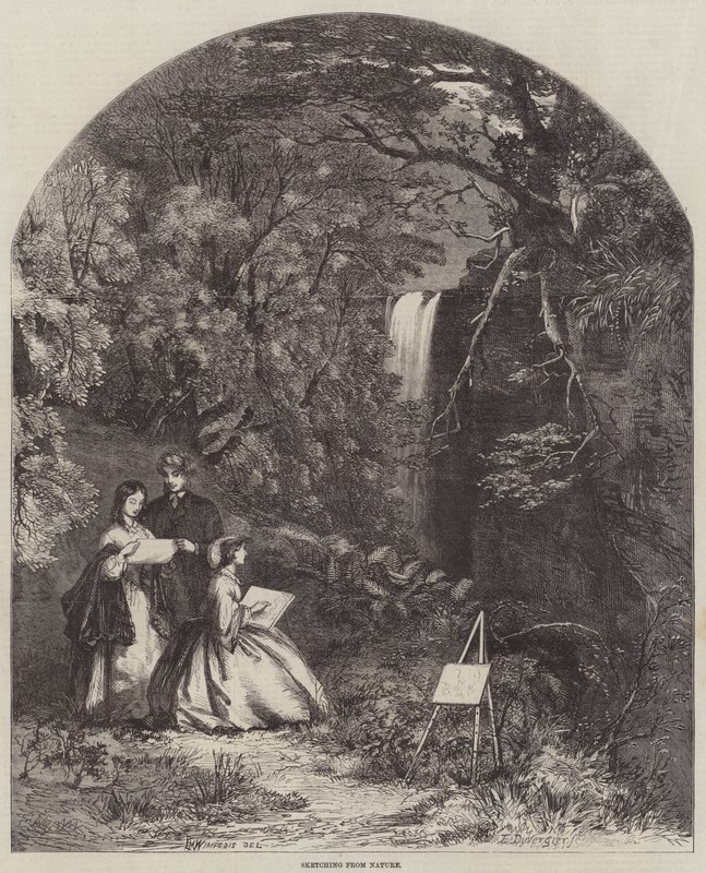 Luonnos luonnosta tekijältä Edmund Morison Wimperis