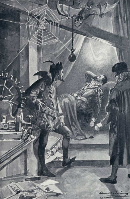 Kuvitus Goethes Faustille tekijältä Edmund Bruning