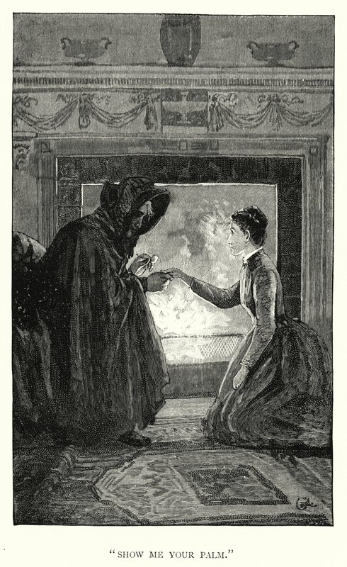 Charlotte Bronten kuvitus Jane Eyrelle (kaiverrus) tekijältä Edmund Henry Garrett