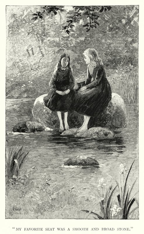 Charlotte Bronten kuvitus Jane Eyrelle (kaiverrus) tekijältä Edmund Henry Garrett