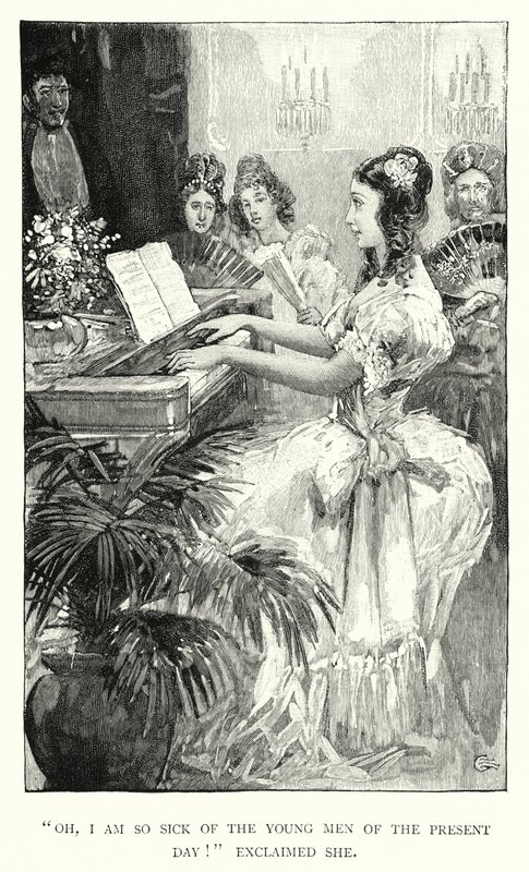 Charlotte Bronten kuvitus Jane Eyrelle (kaiverrus) tekijältä Edmund Henry Garrett