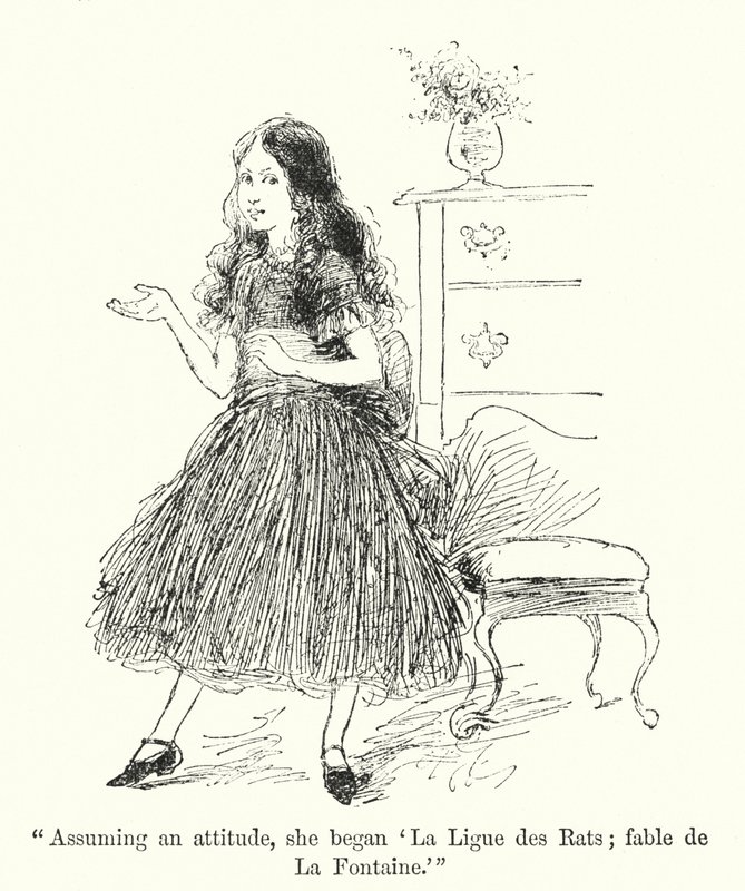 Charlotte Bronten kuvitus Jane Eyrelle (litho) tekijältä Edmund Henry Garrett