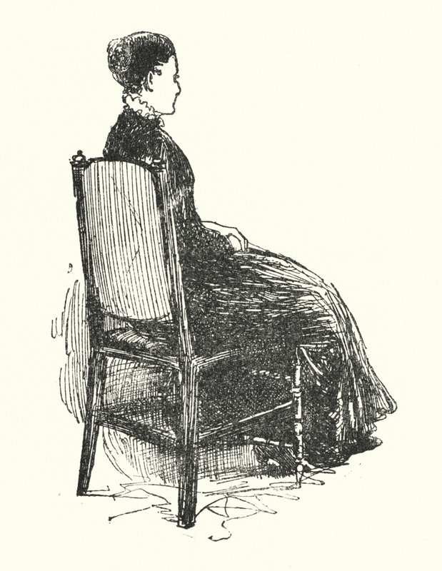 Charlotte Bronten kuvitus Jane Eyrelle (litho) tekijältä Edmund Henry Garrett