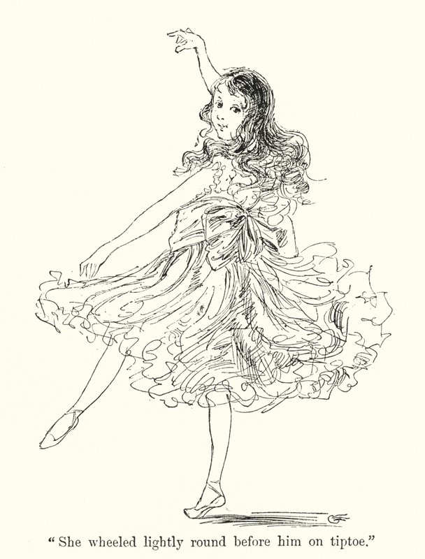 Charlotte Bronten kuvitus Jane Eyrelle (litho) tekijältä Edmund Henry Garrett