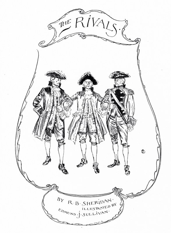 Kuvitus Sheridanin Kilpailijat (kaiverrus) tekijältä Edmund Joseph (after) Sullivan