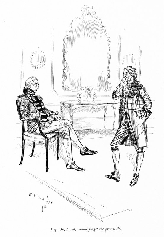 Kuvitus Sheridanin Kilpailijat (kaiverrus) tekijältä Edmund Joseph (after) Sullivan