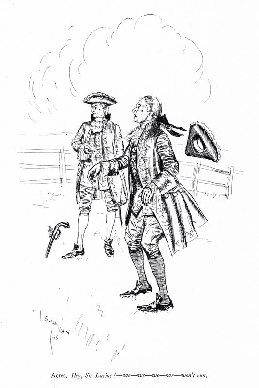 Kuvitus Sheridanin Kilpailijat (kaiverrus) tekijältä Edmund Joseph (after) Sullivan