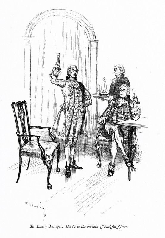 Kuvitus Sheridanin skandaalin kouluun (kaiverrus) tekijältä Edmund Joseph (after) Sullivan