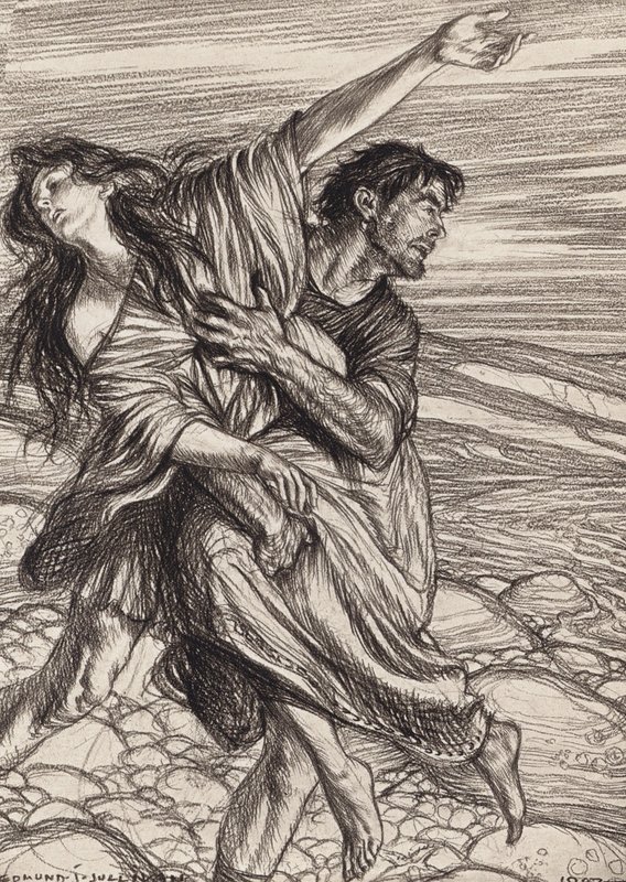 William Shakespeare: Näytös IV, kohtaus 1 (litografia). tekijältä Edmund Joseph (after) Sullivan