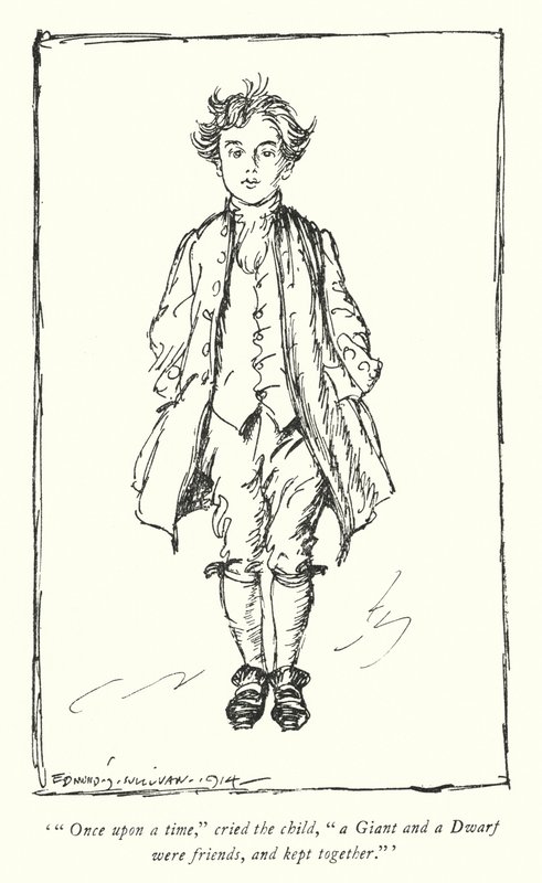Kuvitus Oliver Goldsmithin teoksesta The Vicar of Wakefield (litho) tekijältä Edmund Joseph Sullivan