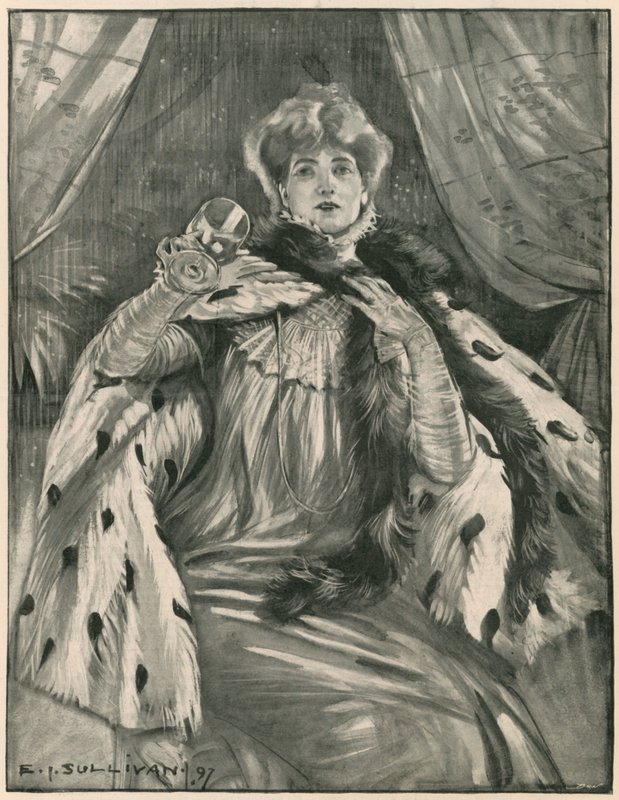 Sarah Bernhardt tekijältä Edmund Joseph Sullivan