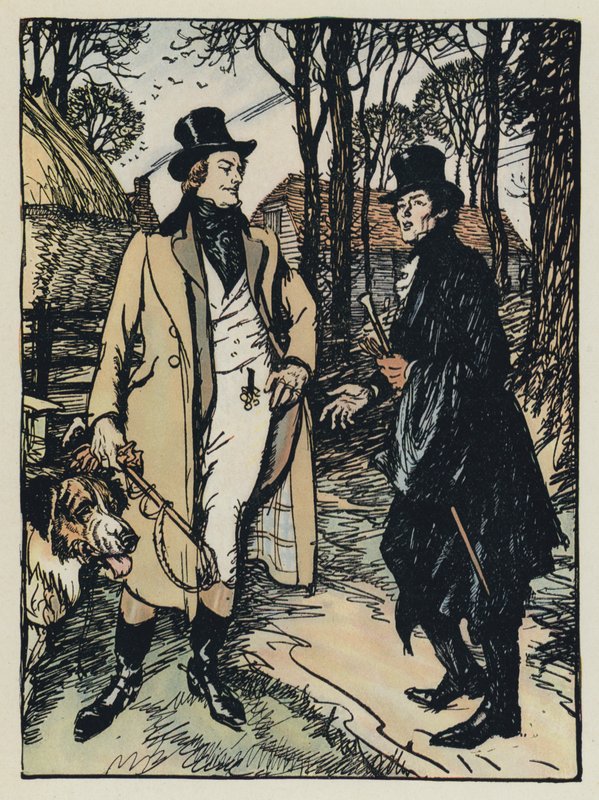 Kuvitus Tennysons Maudille tekijältä Edmund Joseph after Sullivan