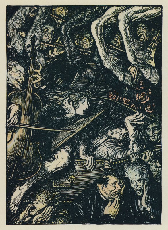 Kuvitus Tennysons Maudille tekijältä Edmund Joseph after Sullivan
