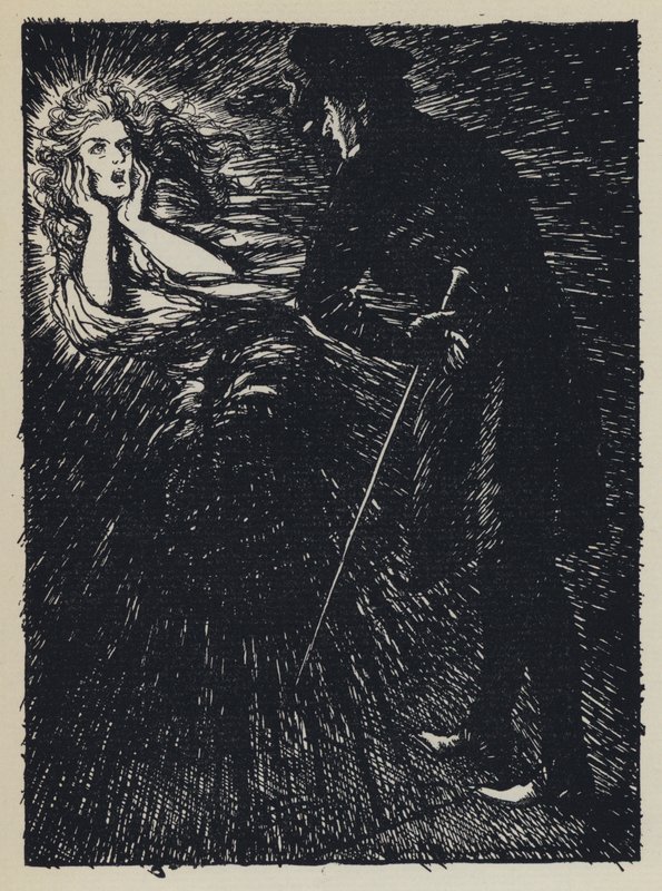 Kuvitus Tennysons Maudille tekijältä Edmund Joseph after Sullivan