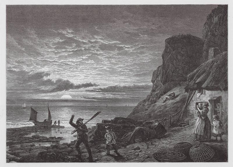 Risteilylle lähdössä (kaiverrus) tekijältä Edmund Morison (after) Wimperis