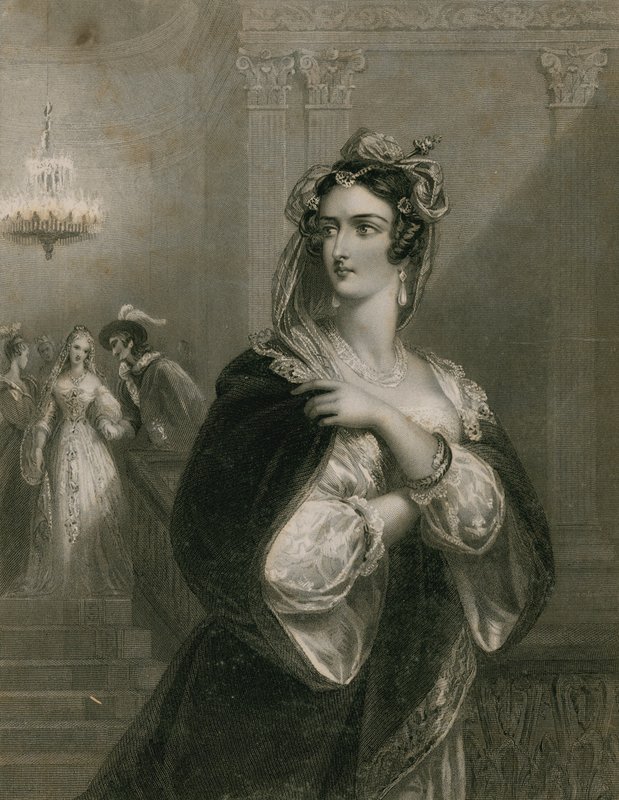 rouva Sarah Siddons, näyttelijä tekijältä Edmund Thomas Parris