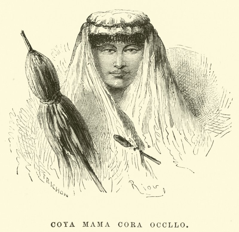 Coya Mama Cora Occllo tekijältä Edouard Riou