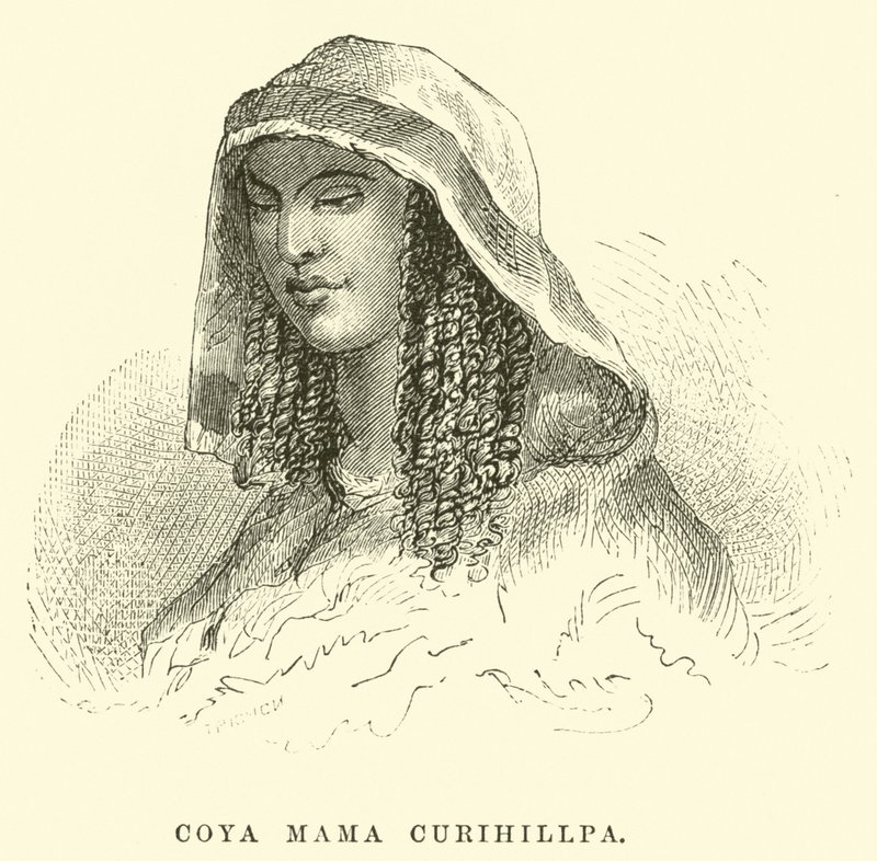Coya Mama Curihillpa tekijältä Edouard Riou
