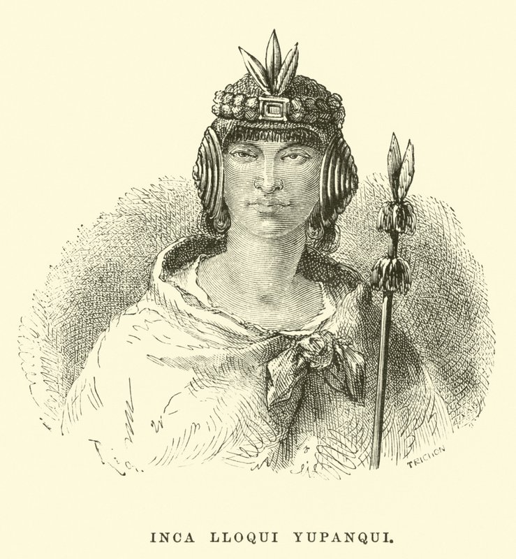 Inca Lloque Yupanqui tekijältä Edouard Riou