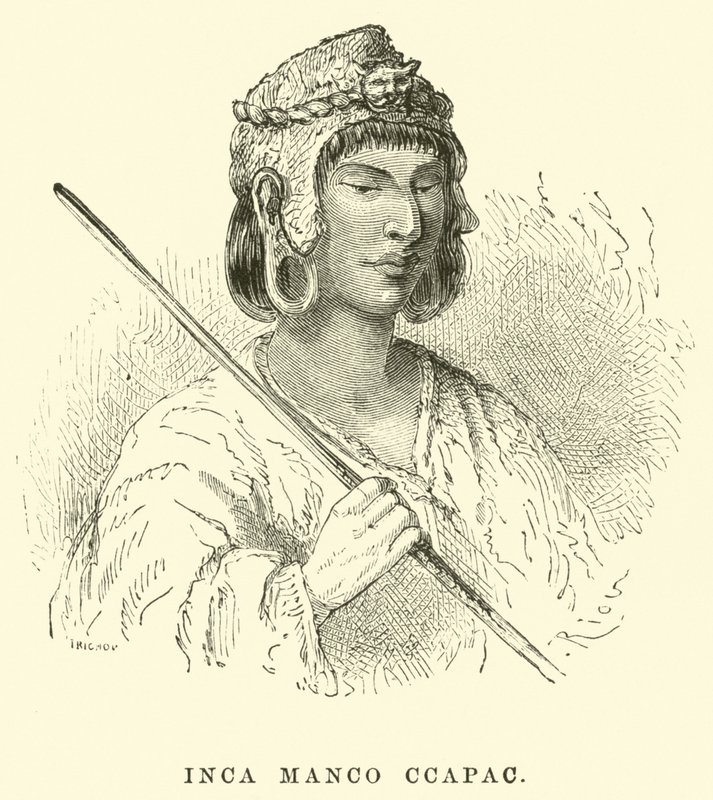 Inca Manco Capac tekijältä Edouard Riou