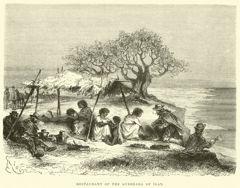 Quebrada of Ilay -ravintola tekijältä Edouard Riou