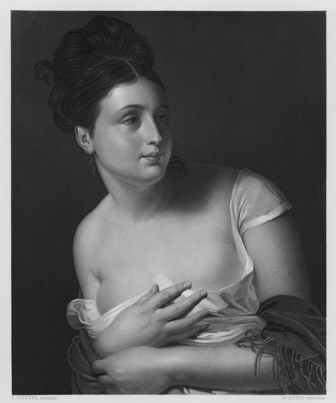 Yllätys, kuvasta Vernon Galleryssä tekijältä Edouard Louis Dubufe