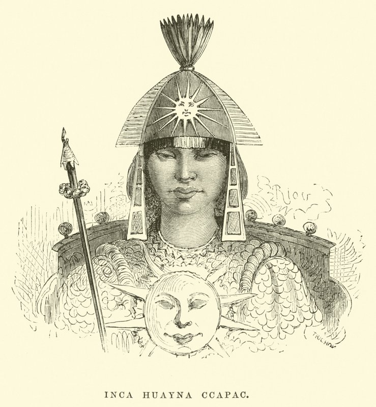 Inca Huayna Capac tekijältä Edouard Riou
