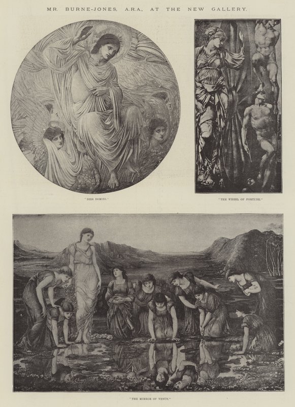 Herra Burne-Jones, ARA, uudessa galleriassa tekijältä Edward Burne Jones