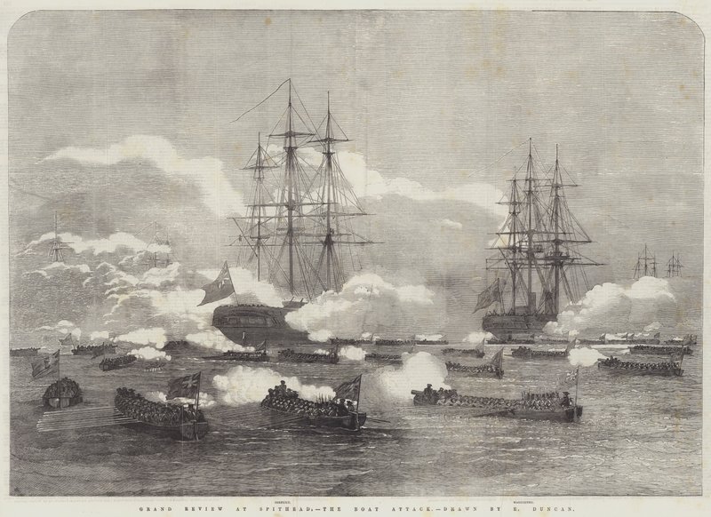 Suuri arvostelu Spitheadissa, the Boat Attackissa tekijältä Edward Duncan