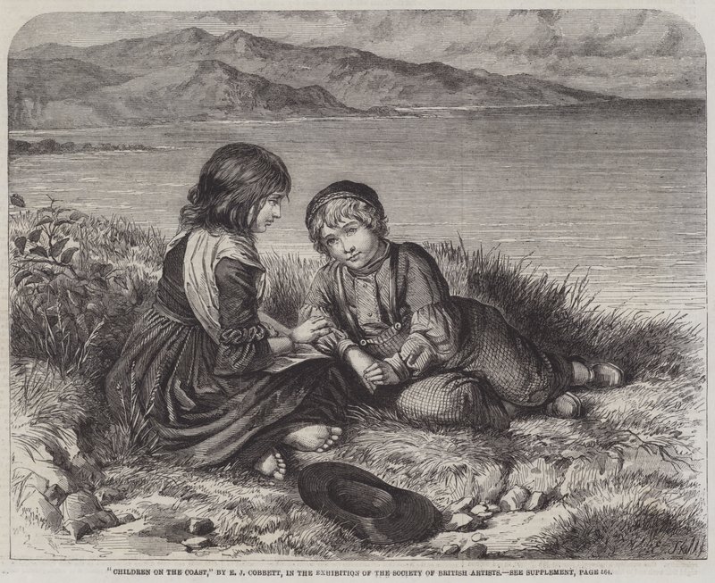 Lapset rannikolla tekijältä Edward John Cobbett