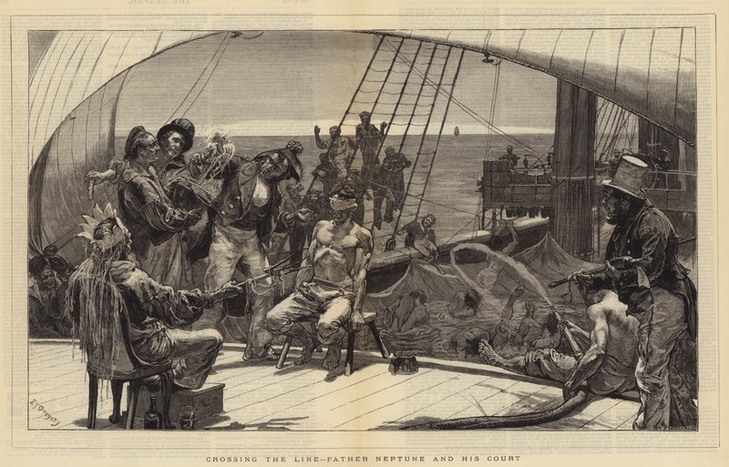 Ylittää linjan, isä Neptunus ja hänen hovinsa tekijältä Edward John Gregory