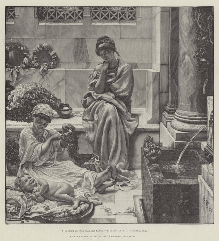 Kulma kauppapaikalla tekijältä Edward John Poynter