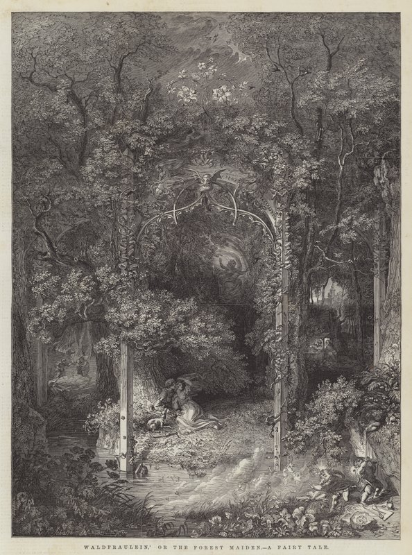 "Waldfraulein" tai Metsänneito, satu tekijältä Edward Killingworth Johnson