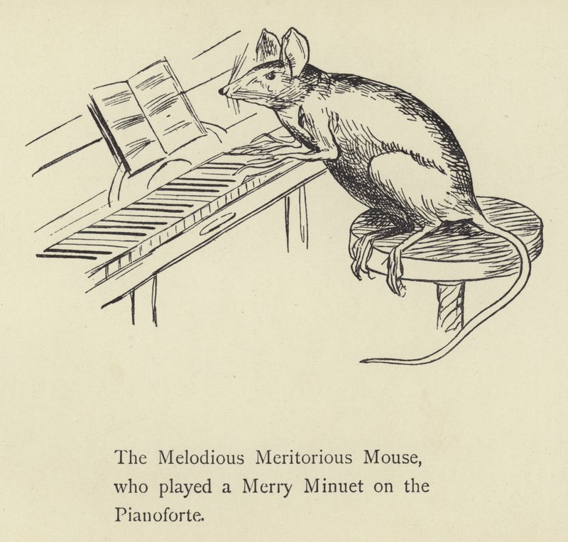 Melodinen ansioitunut hiiri tekijältä Edward Lear