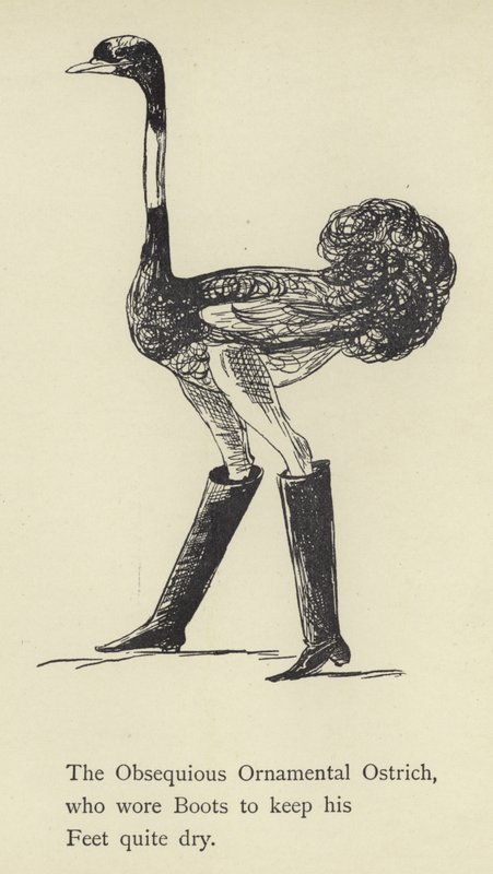 Obsequious koristestrutsi tekijältä Edward Lear