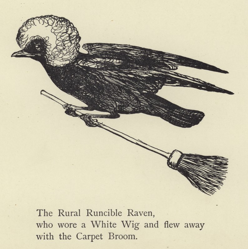 Maaseudun Runcible Raven tekijältä Edward Lear