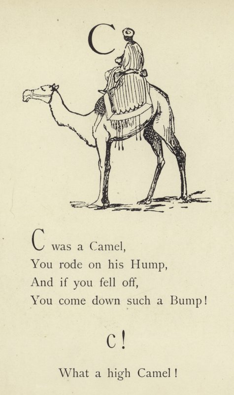 Kirjain C tekijältä Edward Lear