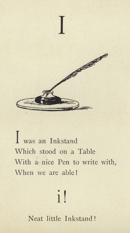 Kirjain I tekijältä Edward Lear