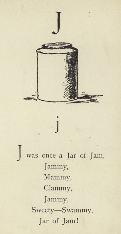J-kirjain tekijältä Edward Lear