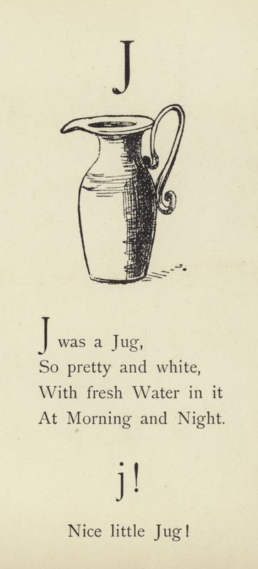 Kirjain J tekijältä Edward Lear
